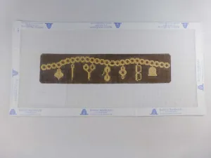 * Rachel Donley Needlepoint RD08 Gold Beehive Charm