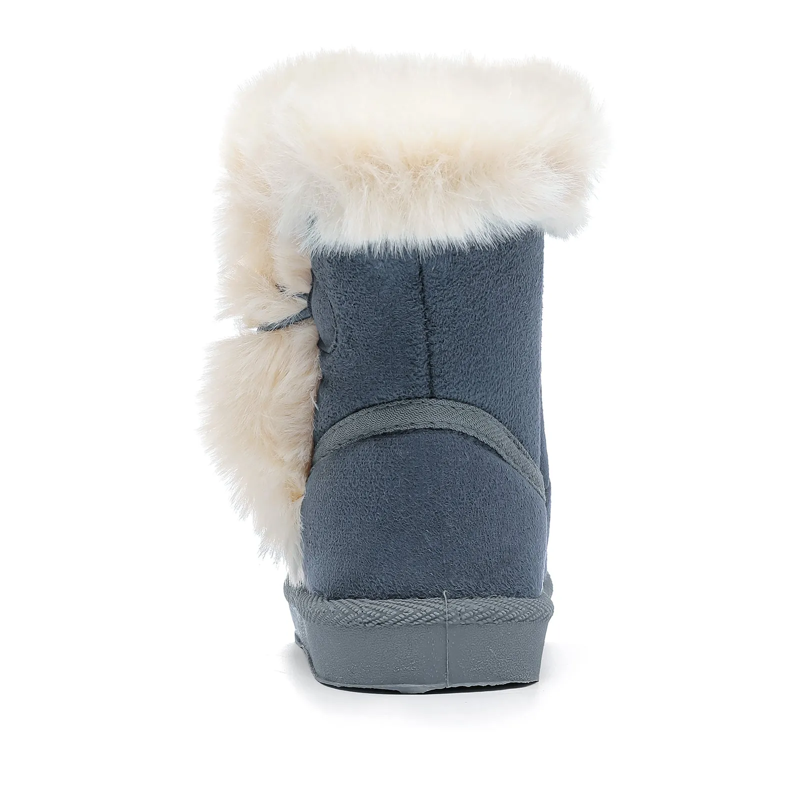 产品 Toddler Girls Boys Winter Shoes Fur Lining Snow Boots Warm Flat Shoes Outdoor Boots for Kids(Toddler/Little Kid)