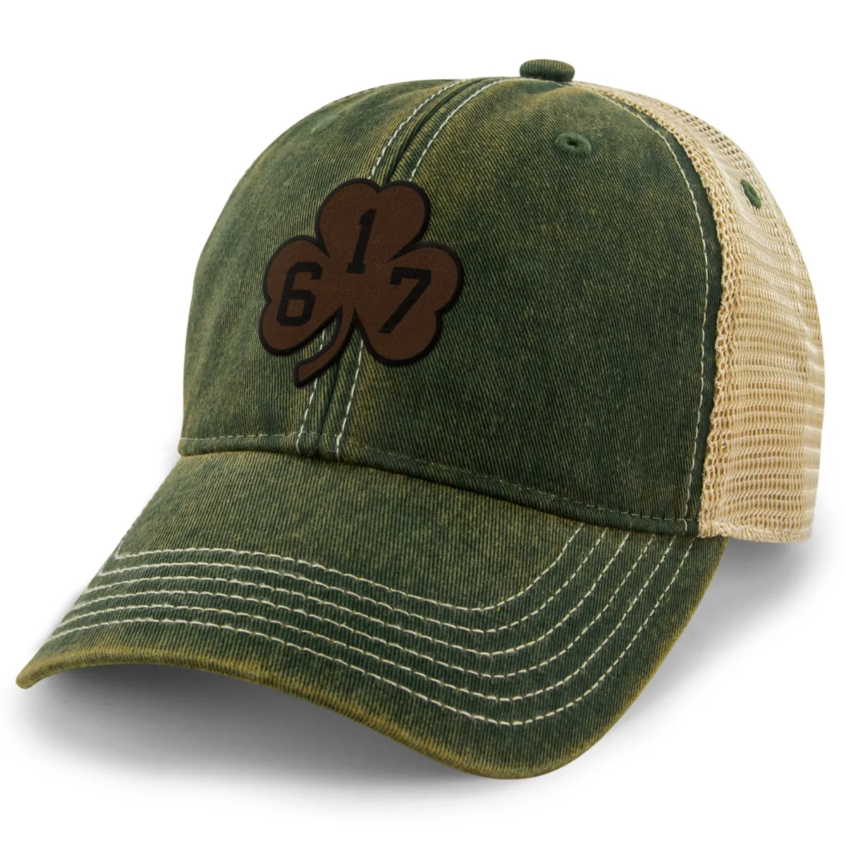 617 Shamrock Leather Patch Dirty Water Trucker
