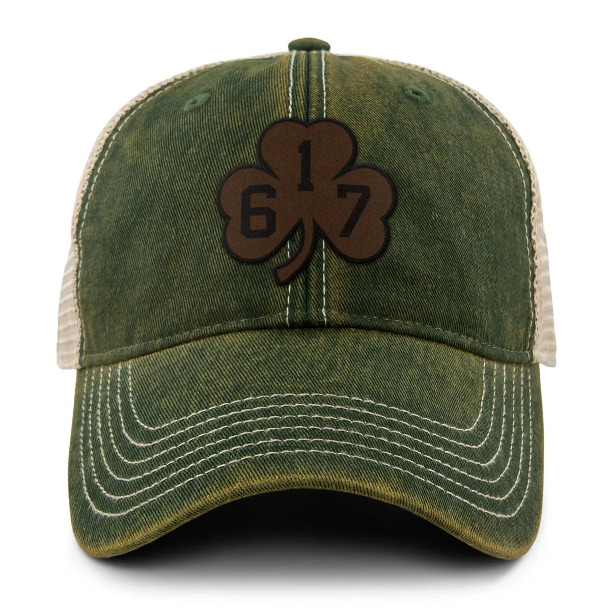 617 Shamrock Leather Patch Dirty Water Trucker