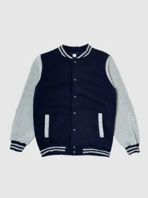 ACC-AF23099-Men's Fleece Varsity Jacket