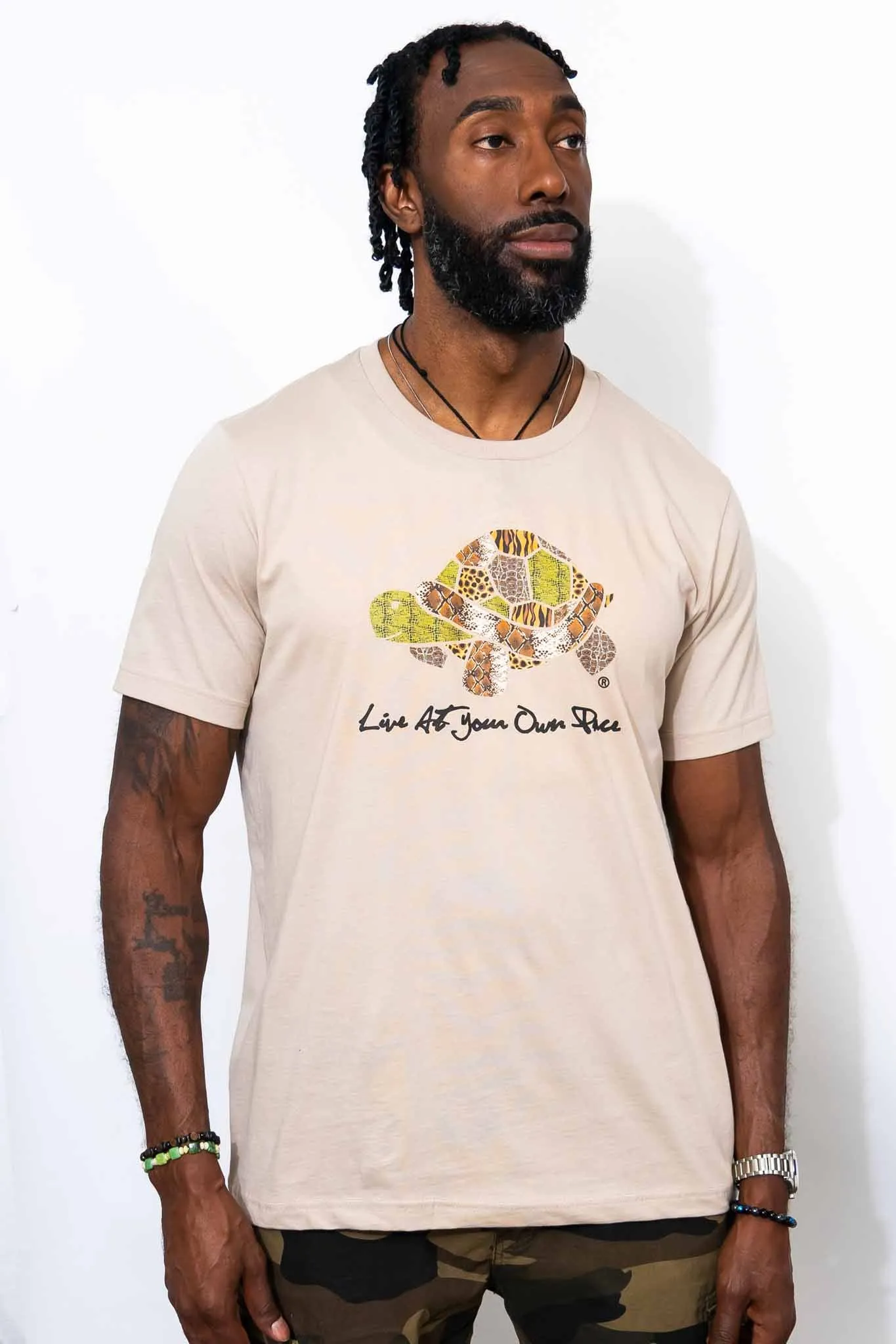 Animal Instincts Turtle Tee [ Tan ]
