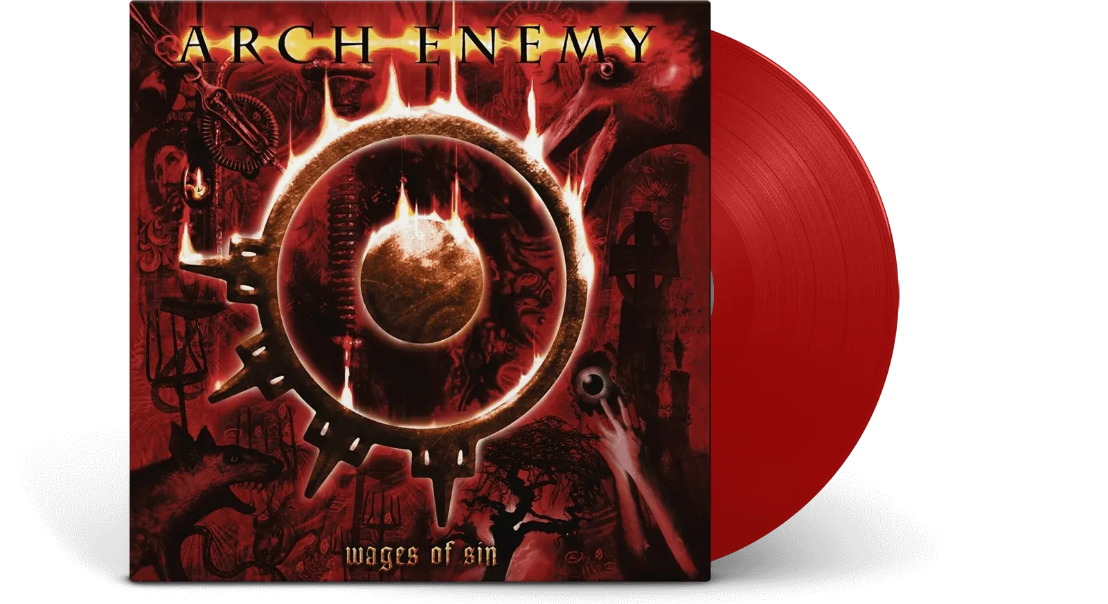 Arch Enemy : Wages Of Sin (2023 Red Vinyl Reissue)