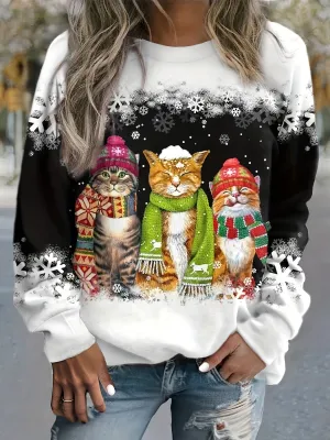 Aria | Snow Cat Winter Top