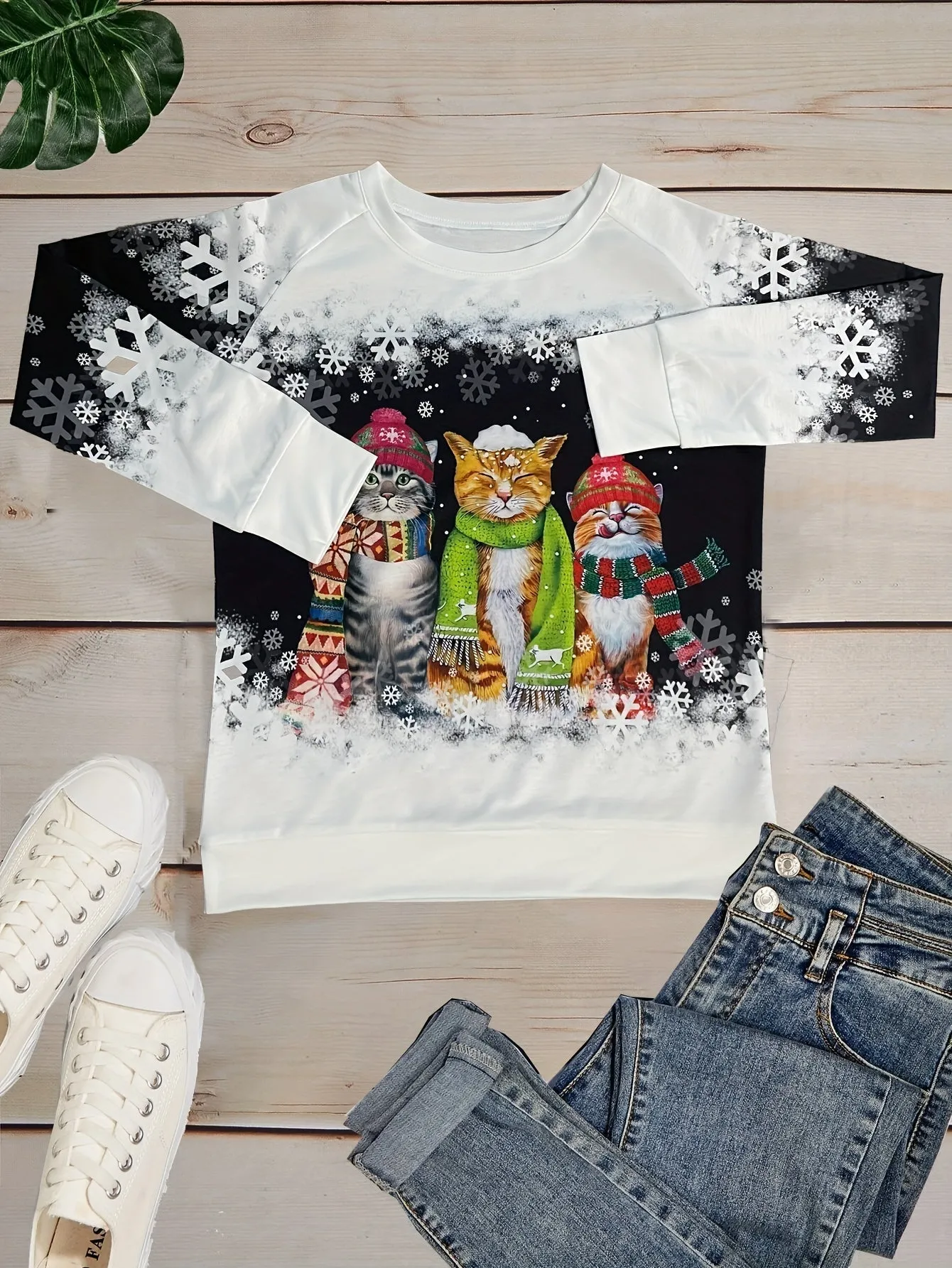 Aria | Snow Cat Winter Top