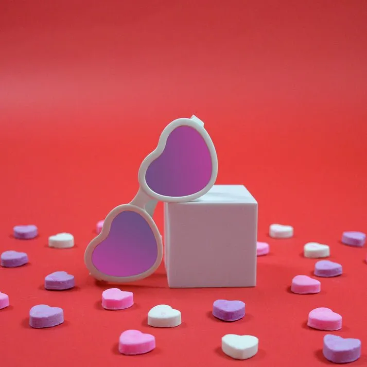 Babiator Non-Polarized Mirrored Heart Sunglasses The Sweetheart