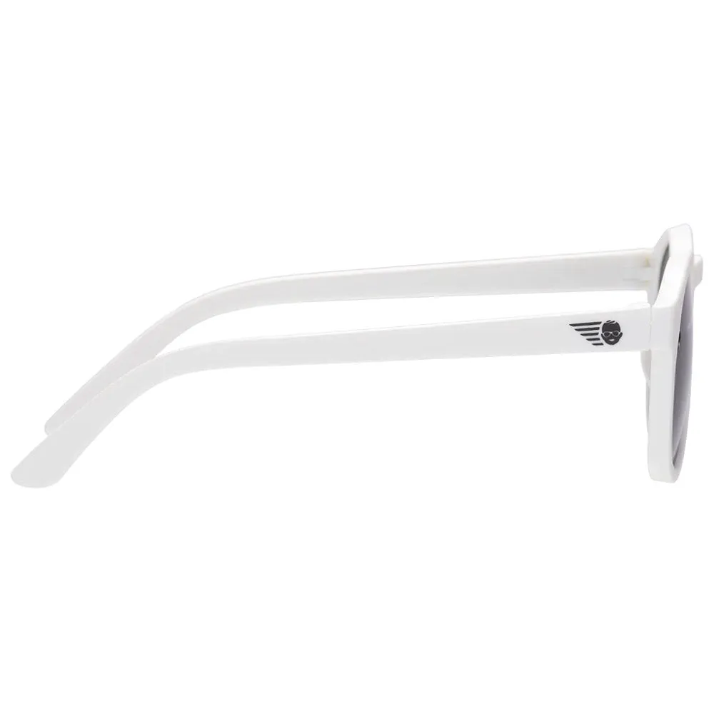 Babiators LE Keyhole Sunglasses (Wicked White)