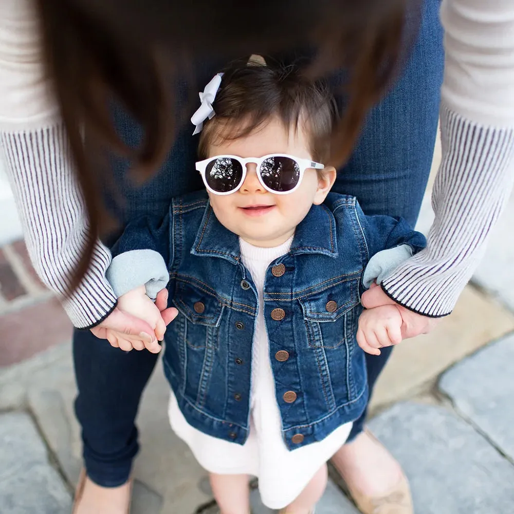 Babiators LE Keyhole Sunglasses (Wicked White)