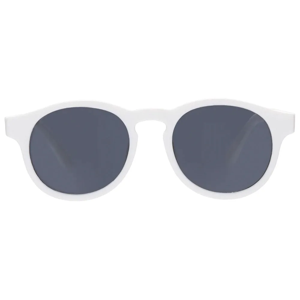 Babiators LE Keyhole Sunglasses (Wicked White)