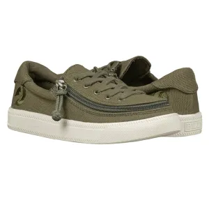 Billy Footwear (Kids)  - Low Top Khaki Canvas shoes CLEARANCE