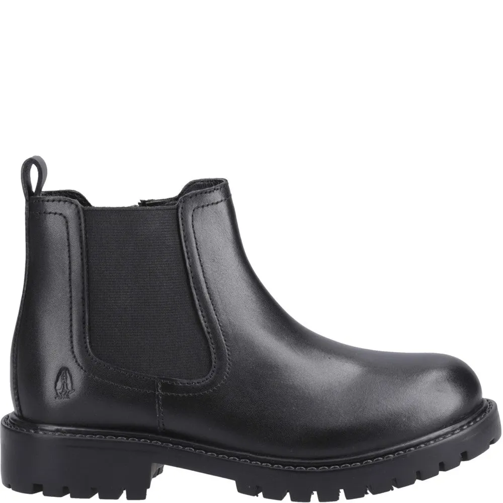 Black XL Ariella Chelsea Senior School Shoes