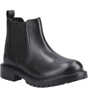 Black XL Ariella Chelsea Senior School Shoes