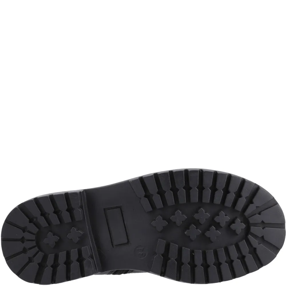 Black XL Ariella Chelsea Senior School Shoes