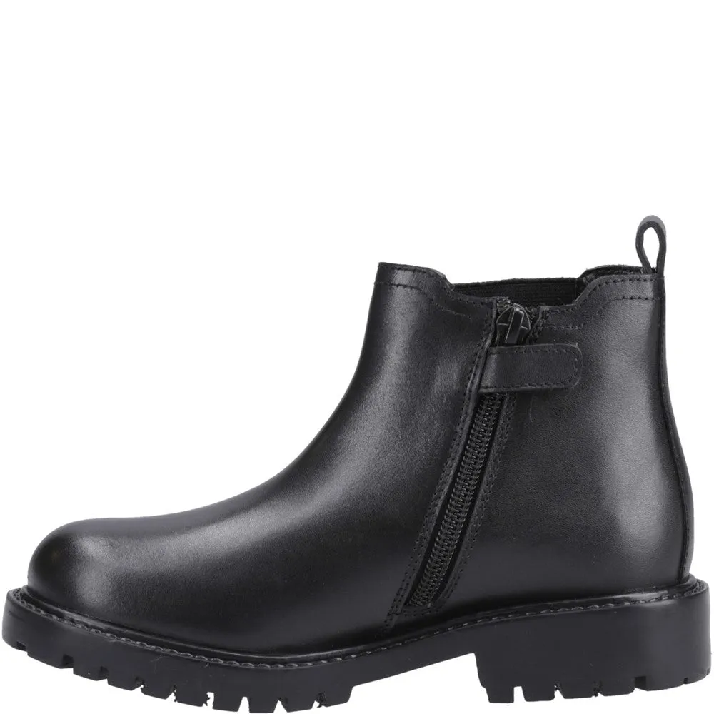 Black XL Ariella Chelsea Senior School Shoes