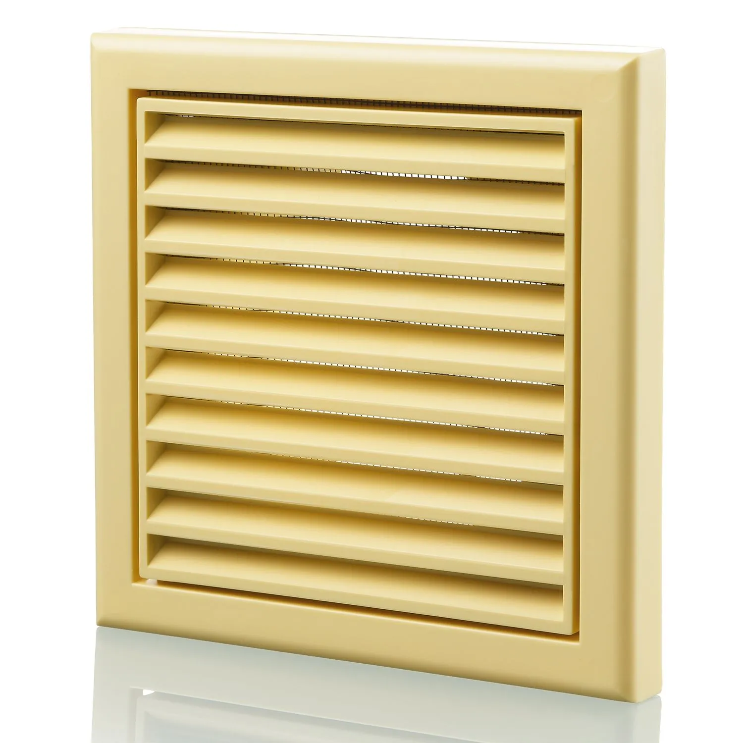 Blauberg DECOR 185X185/150S COTSWOLD STONE Plastic Vented Fixed Blade Air Ventilation Louvred Grille 6" 150mm