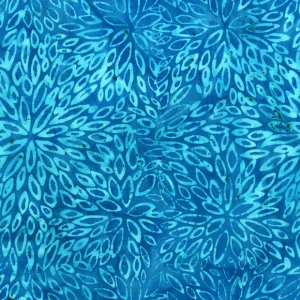 Blue Batik Fabric, Rain Batik by Anthology, #20576