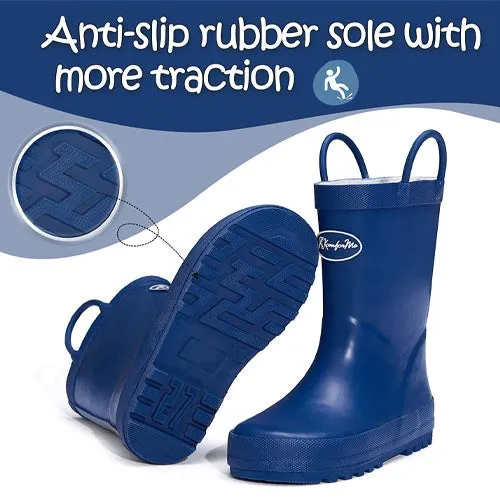 Boy&Girl Rain Boots Waterproof Blue - KomForme