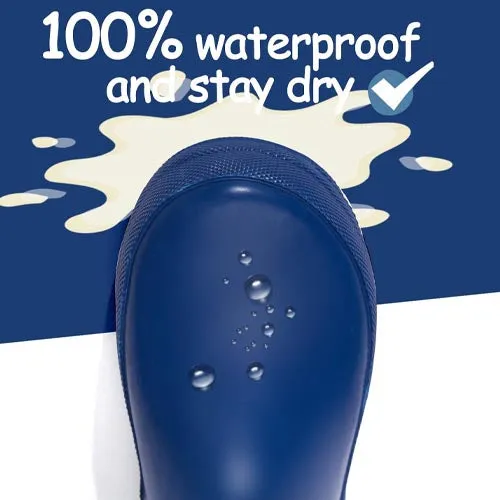 Boy&Girl Rain Boots Waterproof Blue - KomForme