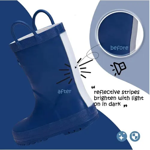 Boy&Girl Rain Boots Waterproof Blue - KomForme