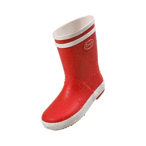 Boy&Girl Rain Boots Waterproof Red - KomForme