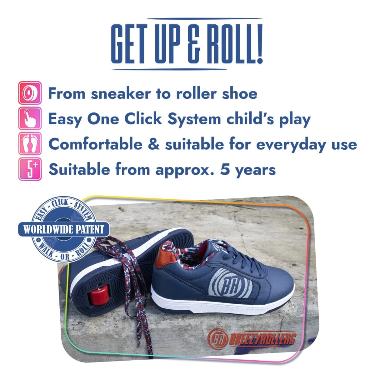 BREEZY ROLLERS 2223123 (BLUE-DARK)