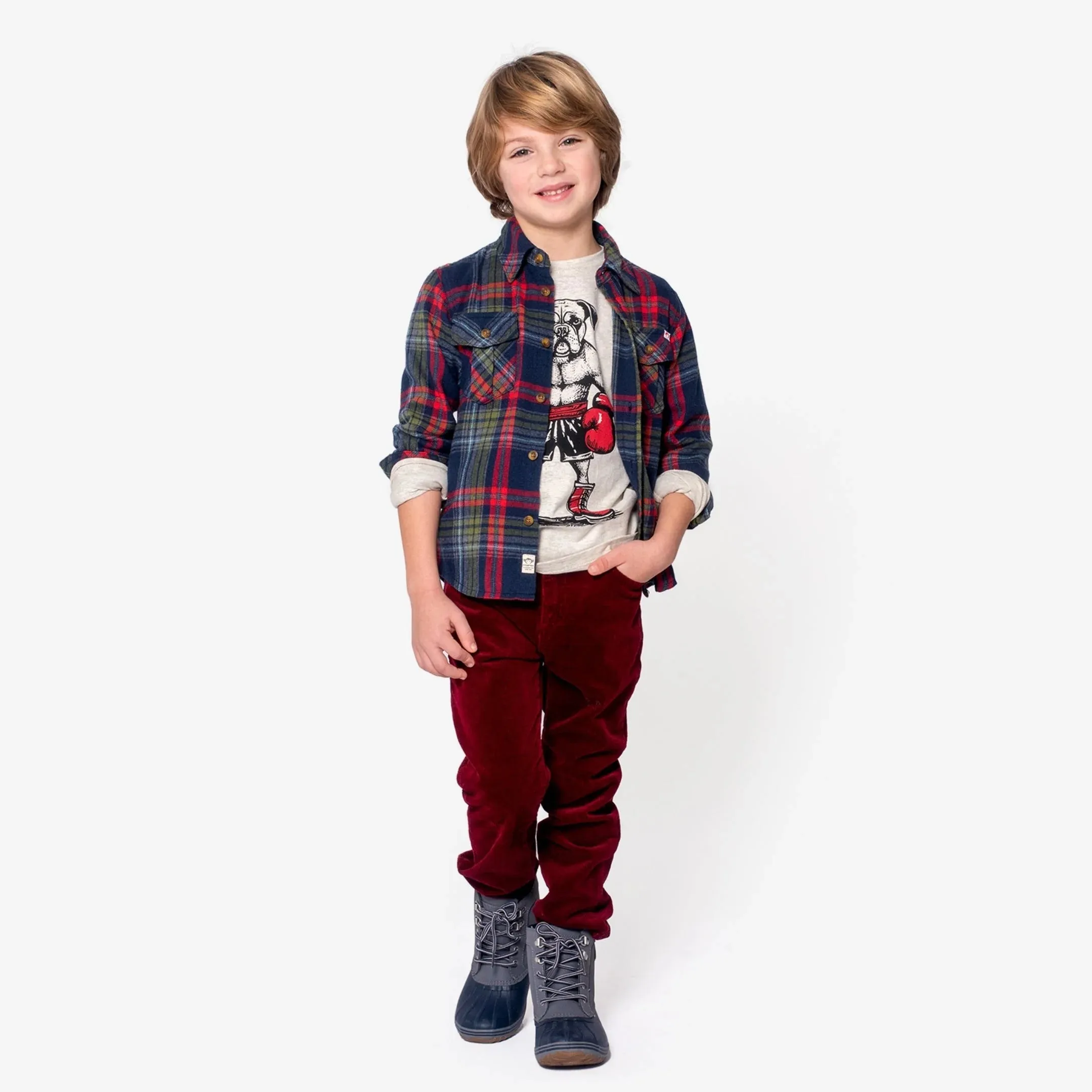 Brick Red Skinny Cords