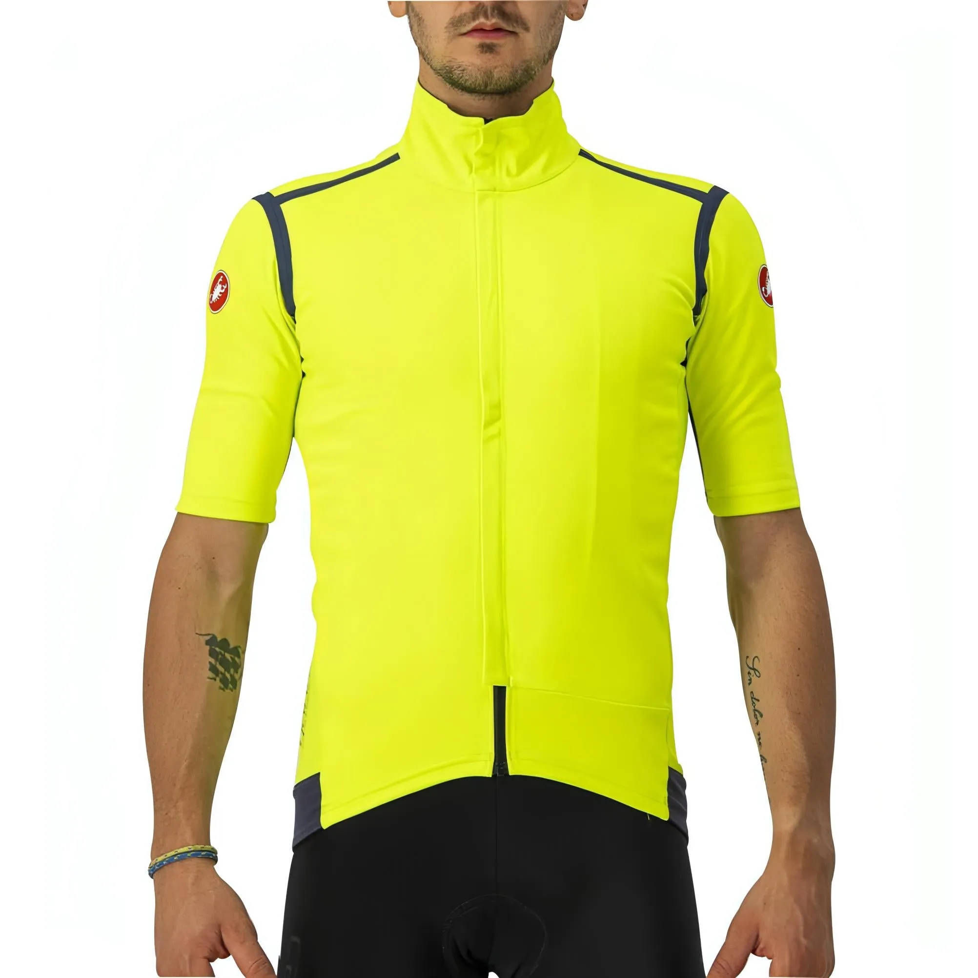 Castelli Gabba RoS Short Sleeve Mens Cycling Jersey - Yellow