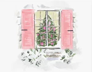 CHRISTMAS WINDOW - Art Print