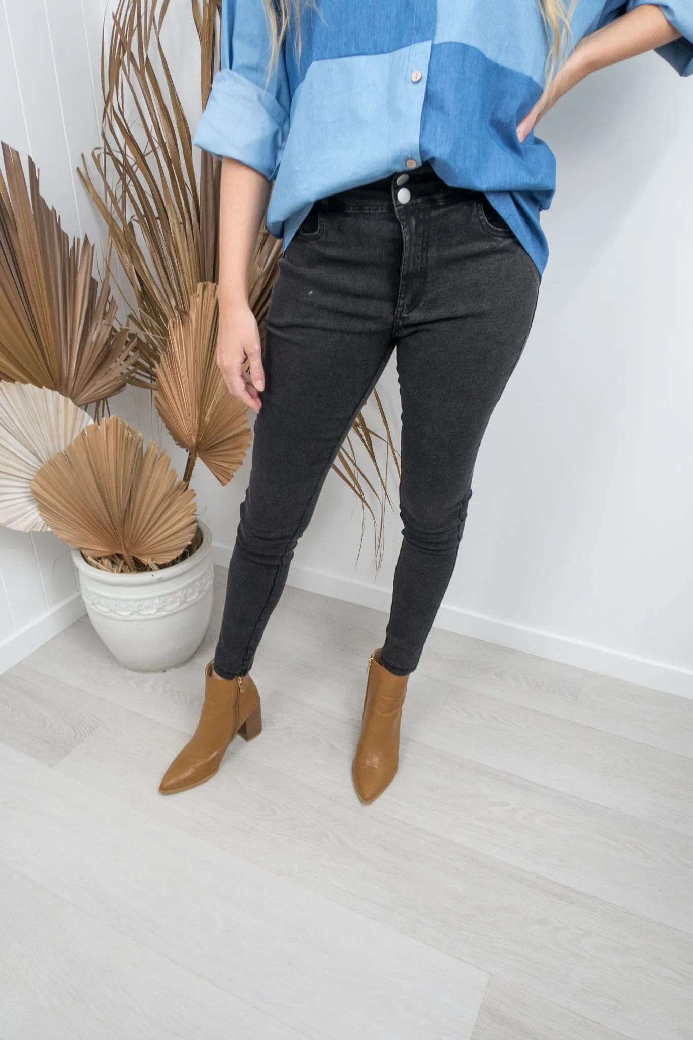 Clover Jeans- Black
