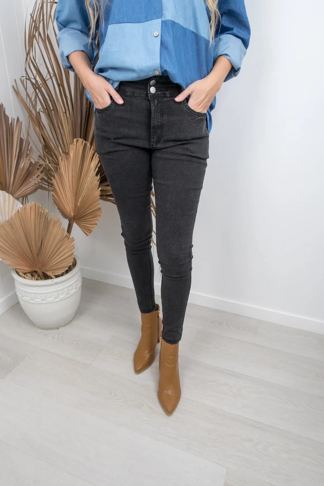 Clover Jeans- Black