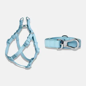 Coastal Blue Dog Harness & Lead Set