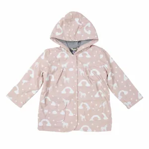Colour Changing Rain Jacket- Pink Unicorn