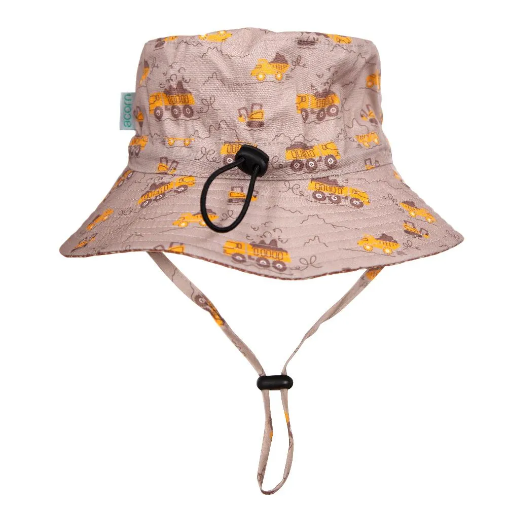CONSTRUCTION WIDE BRIM BUCKET HAT