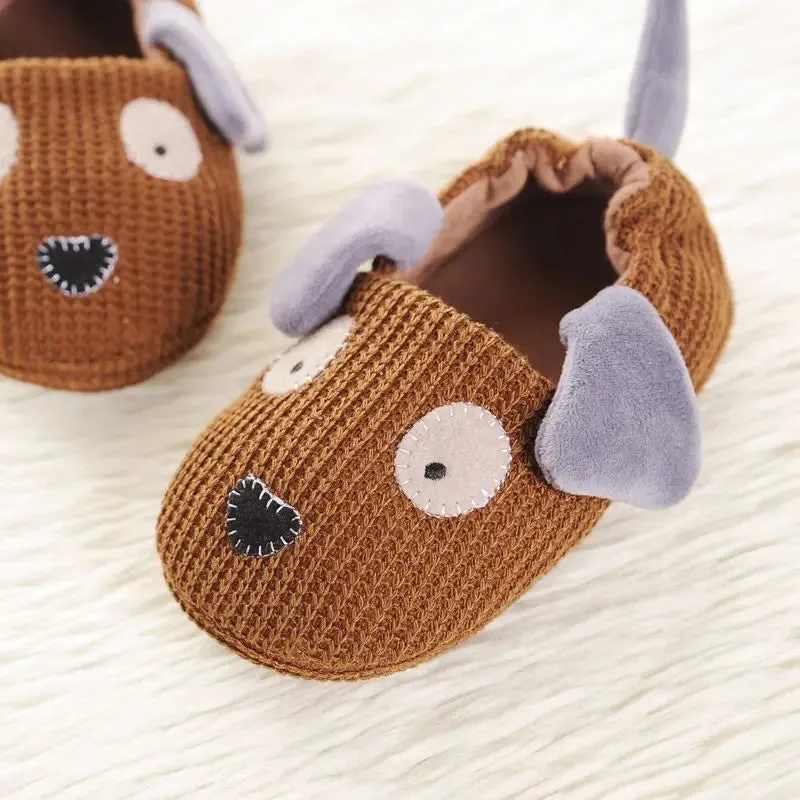 CozyPaws Kids Non-Slip Cotton Slippers
