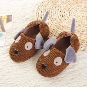 CozyPaws Kids Non-Slip Cotton Slippers