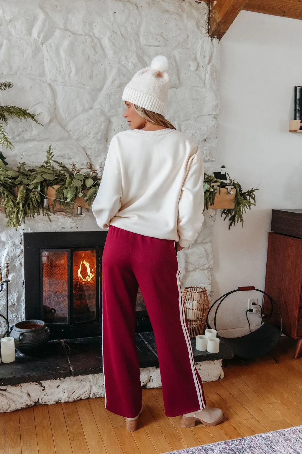 Cream Apres Ski Graphic Sweatshirt - FINAL SALE