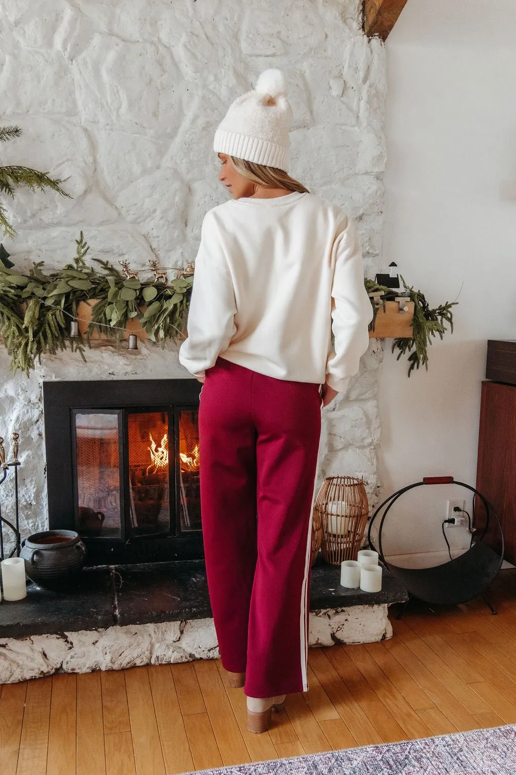 Cream Apres Ski Graphic Sweatshirt - FINAL SALE