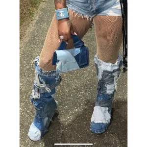CUSTOM DENIM BOOTS
