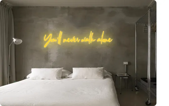 Custom order: You'll never walk alone
