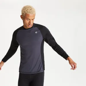 DARE2B EXCHANGE BASE LAYER SET BLACK-EBONY GREY RRP £50