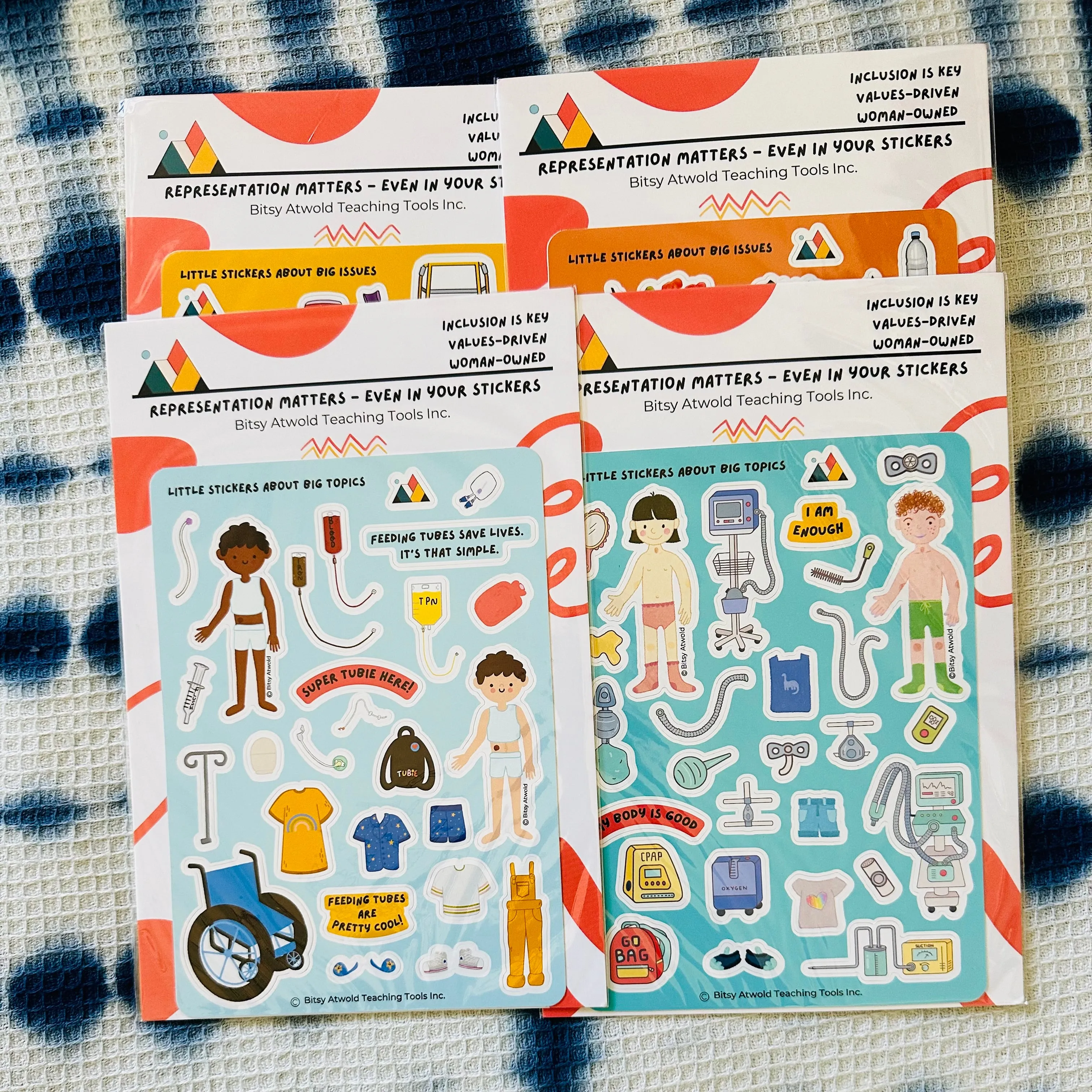 DISABILITY INCLUSIVE STICKER SHEETS
