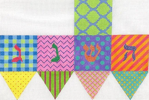 DRE-02 - Dreidel – Bright Funky Patterns – multi color