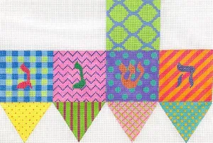 DRE-02 - Dreidel – Bright Funky Patterns – multi color