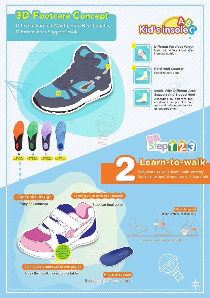DR.KONG KIDS SNEAKERS DK-1B16A1018AM(RP : $119)