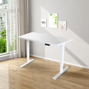 Edge Electric Standing Desk, 1.4M, White