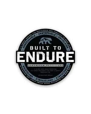 Endure Sticker - Dusky Blue
