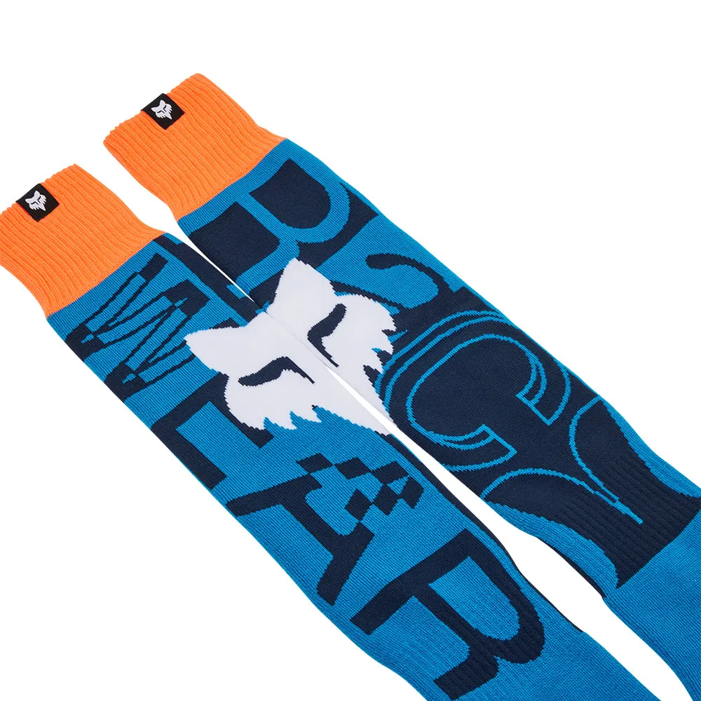 FOX YOUTH 180 RACE SPEC SOCKS [TRUE BLUE]
