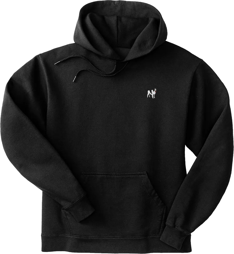 French Terry Fleece Embroidered Hoodie