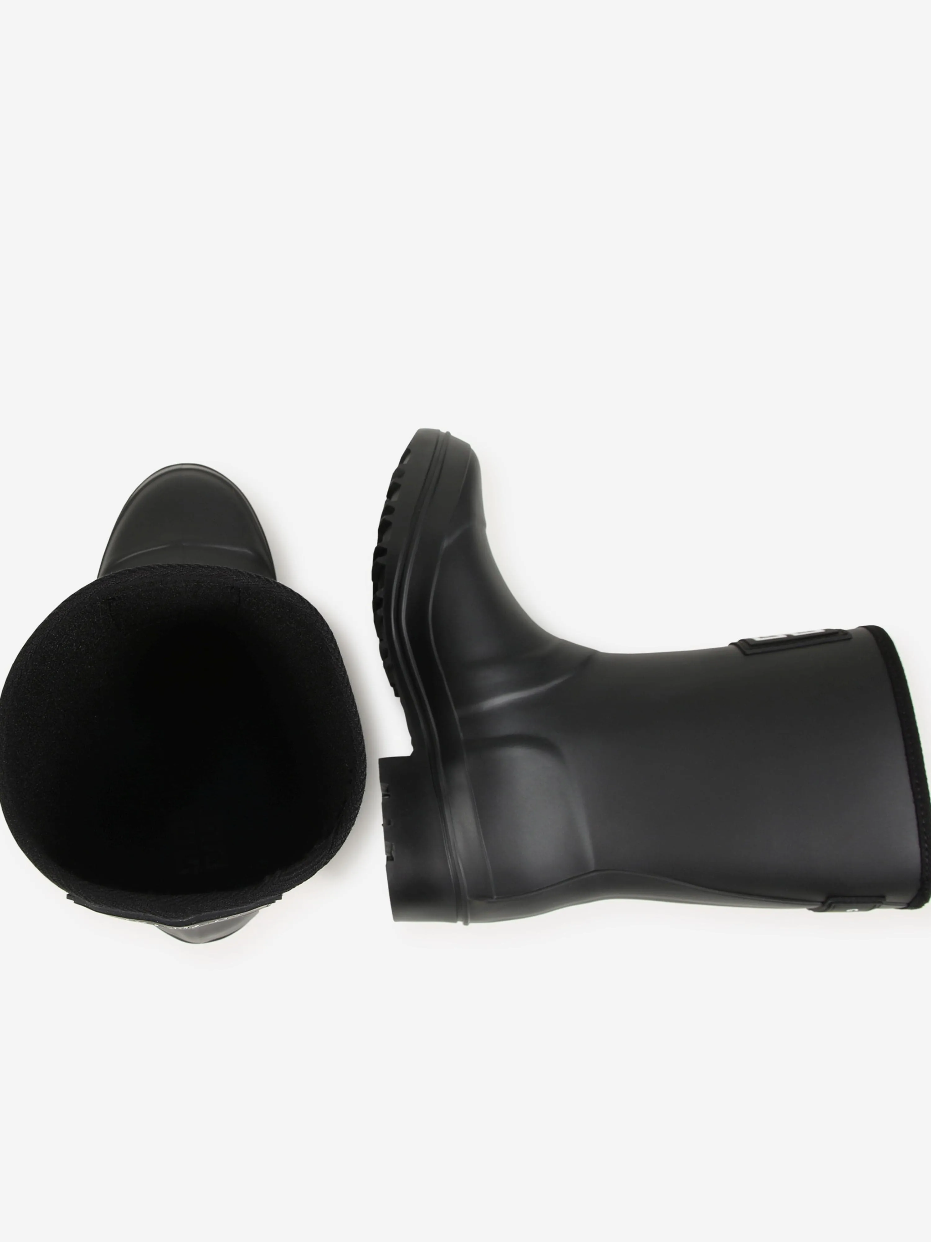 Givenchy Girls Logo Rain Boots in Black