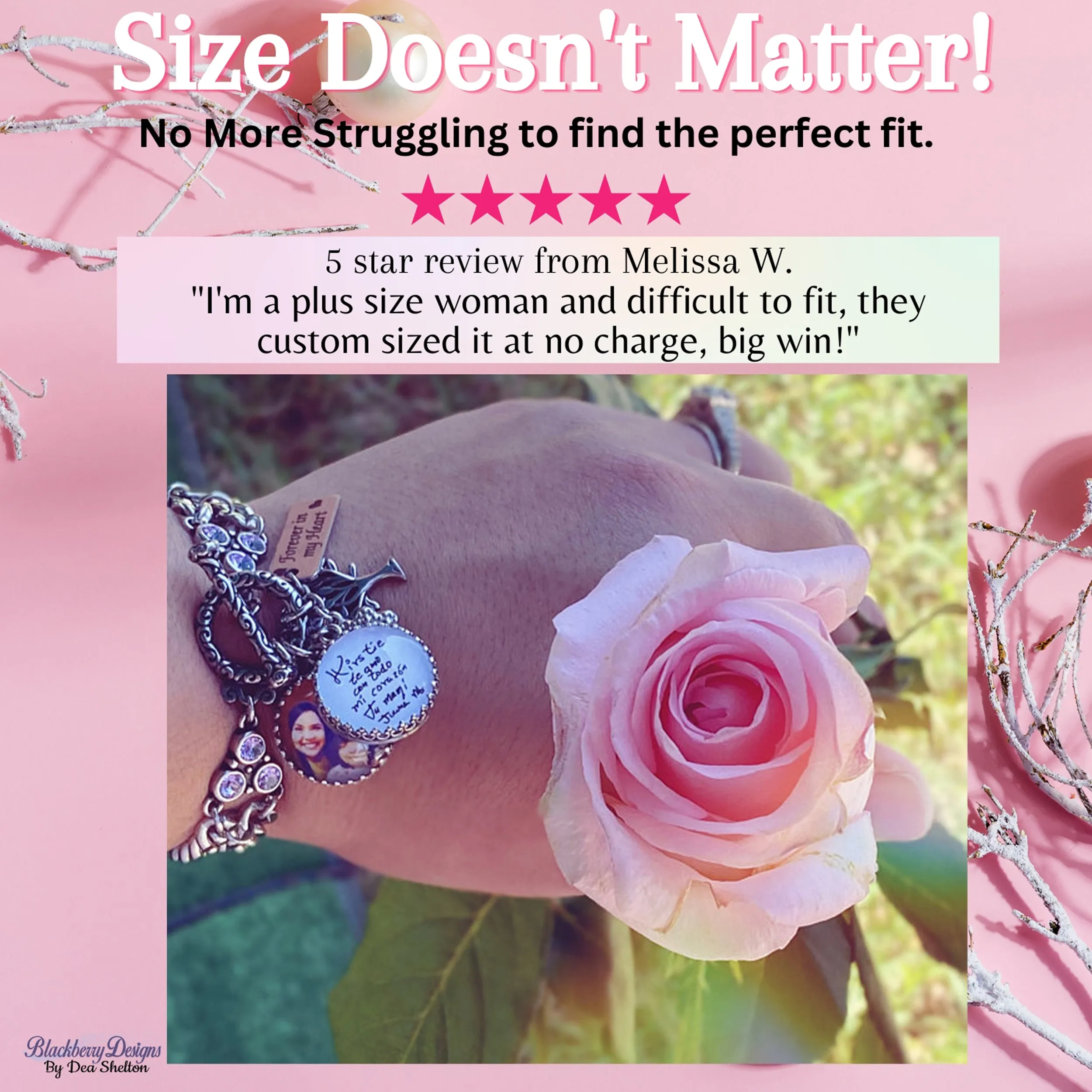Great Quotes Charm Bracelet